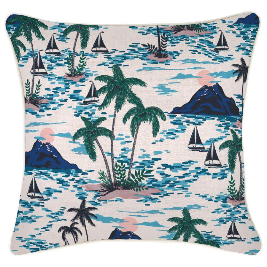 Cushion Cover-With Piping-Vacation-45cm x 45cm - John Cootes