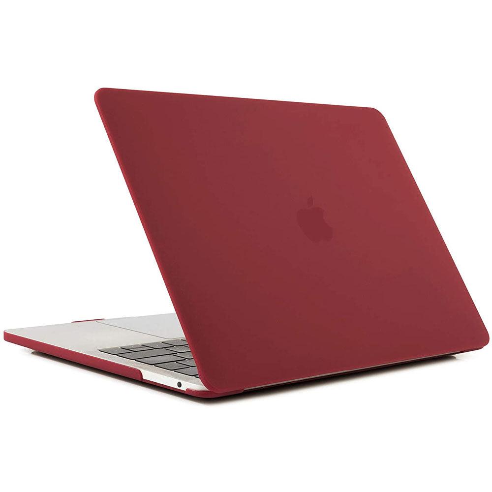 Dark Red MacBook Pro 13 inch 2020 A2338 A2251 A2289 Matte Shell Case Keyboard Cover Touch Bar - John Cootes