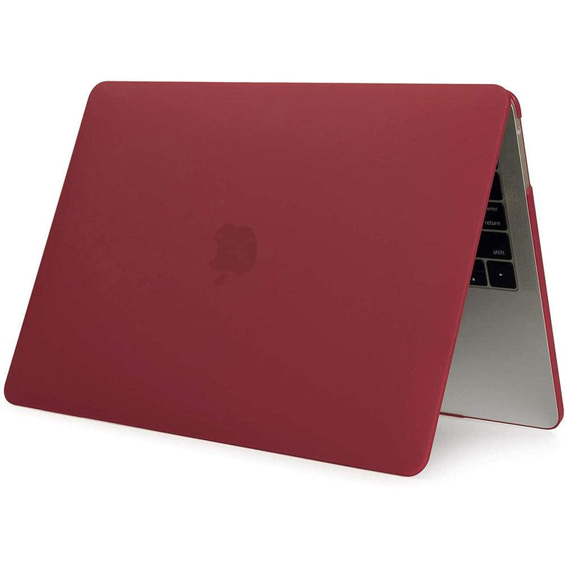 Dark Red MacBook Pro 13 inch 2020 A2338 A2251 A2289 Matte Shell Case Keyboard Cover Touch Bar - John Cootes