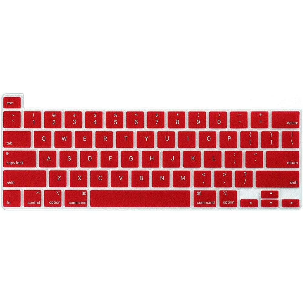 Dark Red MacBook Pro 13 inch 2020 A2338 A2251 A2289 Matte Shell Case Keyboard Cover Touch Bar - John Cootes