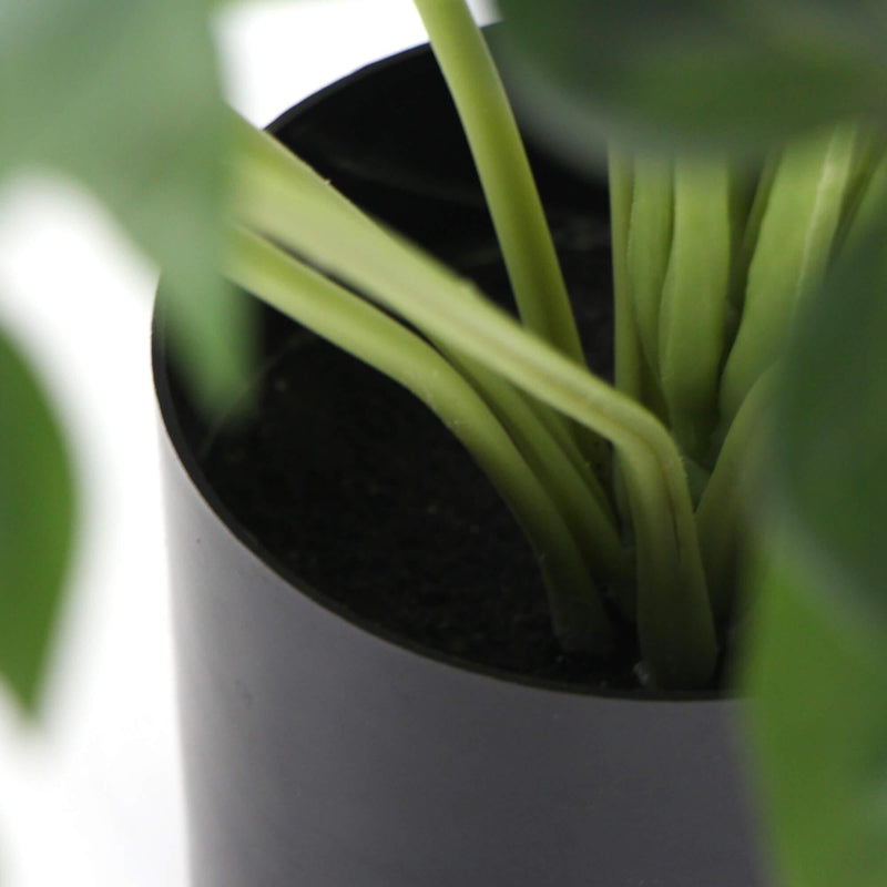 Dense Potted Artificial Split Philodendron Plant With Real Touch Leaves 50cm - John Cootes