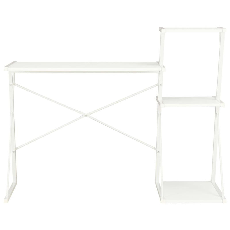 Desk With Shelf White 116x50x93 Cm - John Cootes