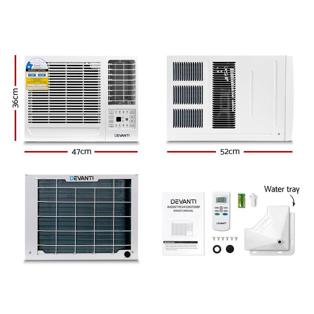 Devanti 1.6kW Window Air Conditioner - John Cootes