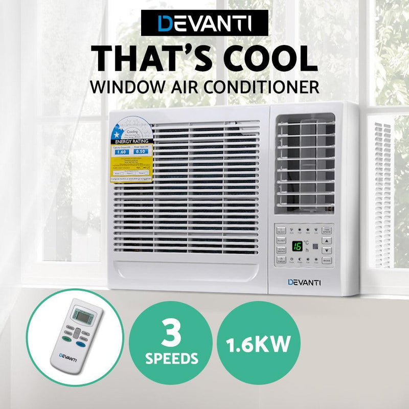 Devanti 1.6kW Window Air Conditioner - John Cootes