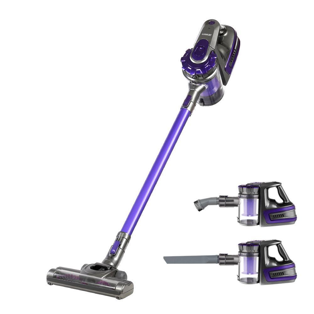 Devanti 150 Cordless Handheld Stick Vacuum Cleaner 2 Speed Purple And Grey - John Cootes