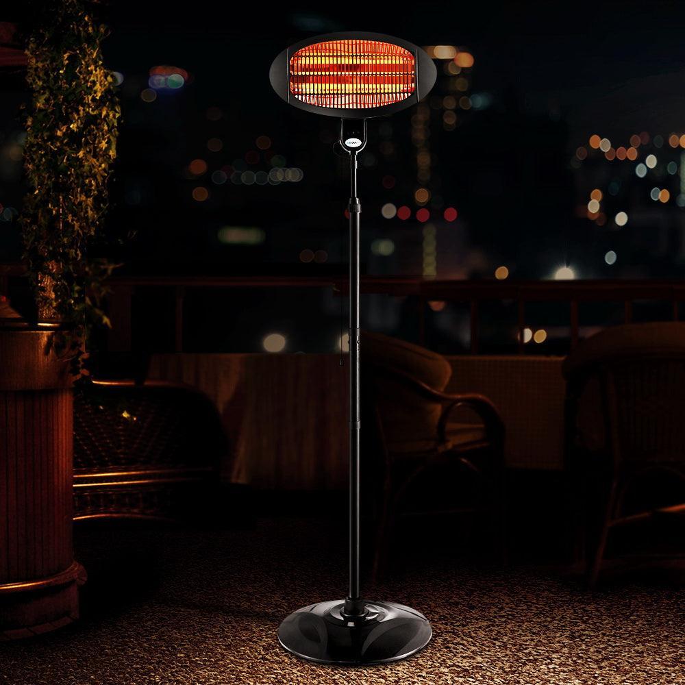 Devanti 2000w Electric Portable Patio Strip Heater - John Cootes