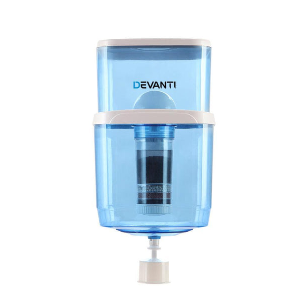 Devanti 22L Water Cooler Dispenser Purifier Filter Bottle Container 6 Stage Filtration - John Cootes