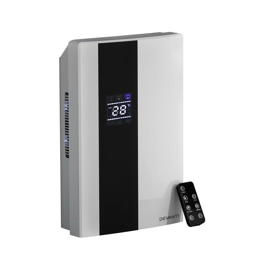 Devanti 2L Dehumidifier Air Purifier White - John Cootes