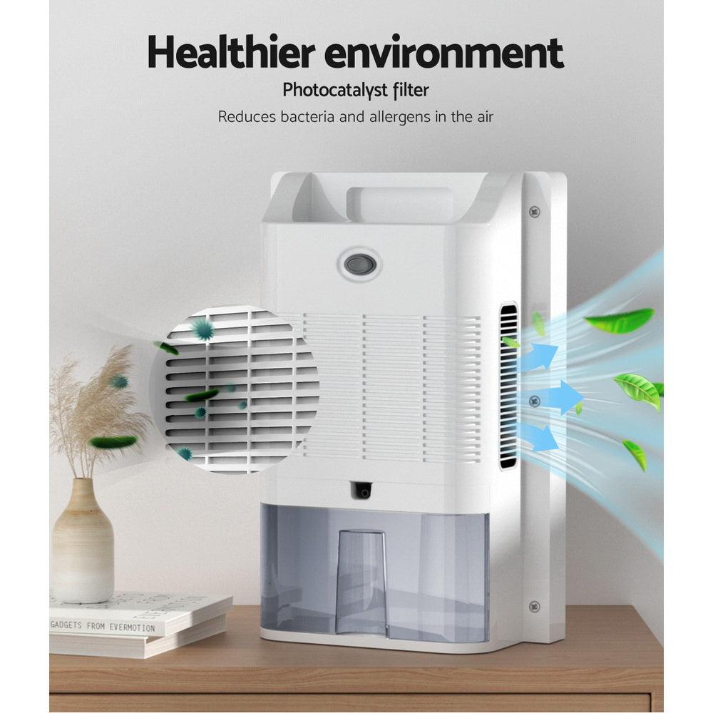 Devanti 2L Dehumidifier Air Purifier White - John Cootes