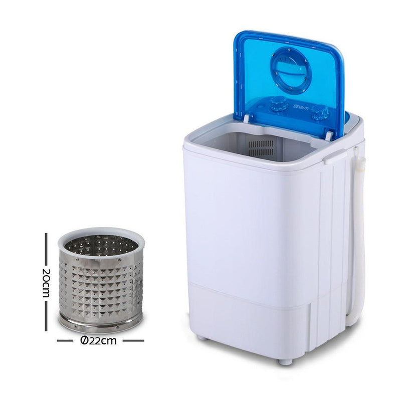 Devanti 4.6KG Mini Portable Washing Machine - John Cootes