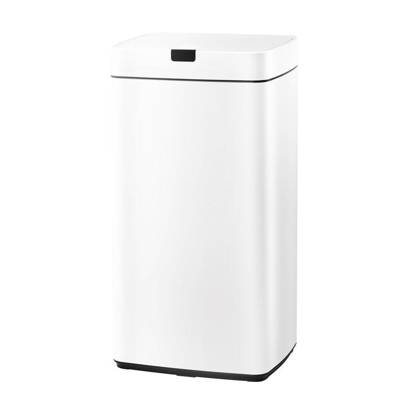 Devanti 45L Sensor Bin White - John Cootes