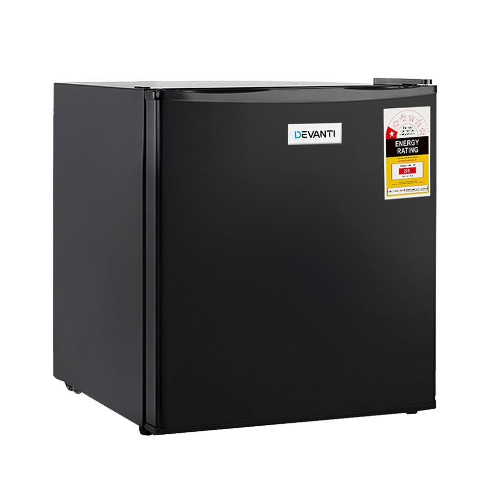 Devanti 48L Portable Mini Bar Fridge - Black - John Cootes