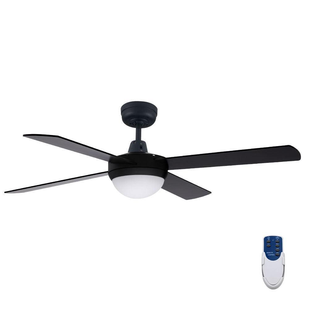 Devanti 52'' Ceiling Fan - Black - John Cootes