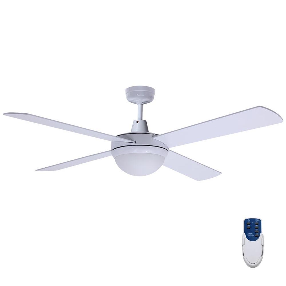 Devanti 52'' Ceiling Fan - White - John Cootes