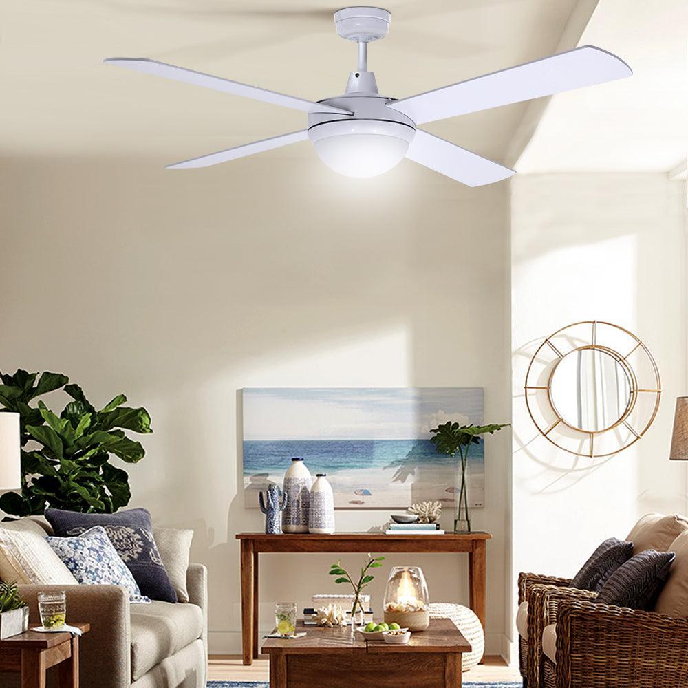 Devanti 52'' Ceiling Fan - White - John Cootes