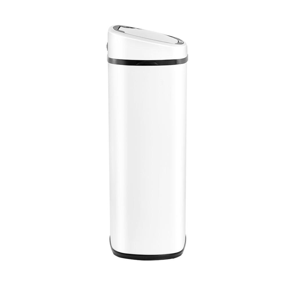 Devanti 68L Sensor Bin White - John Cootes