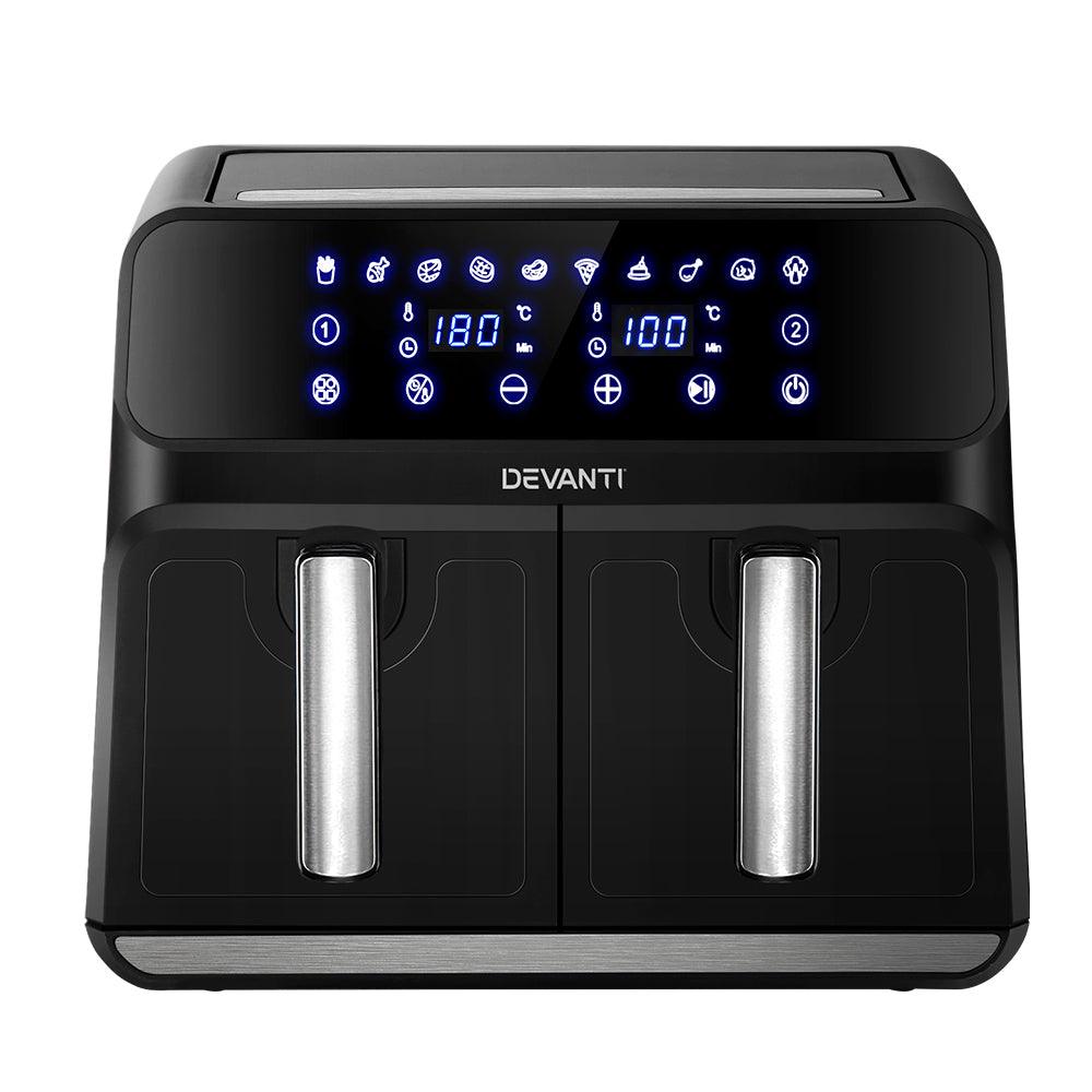 Devanti Air Fryer 8L LCD Fryers Oven Airfryer Healthy Cooker Oil Free Kitchen - John Cootes