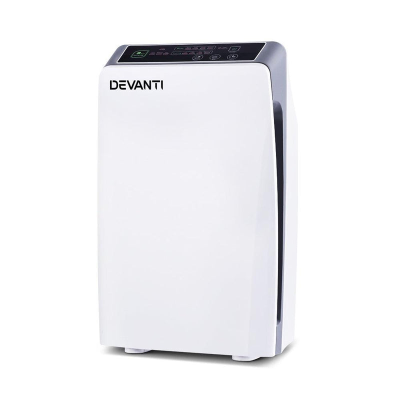 Devanti Air Purifier Cleaner Home Purifiers Odour Sensor HEPA Filter - John Cootes