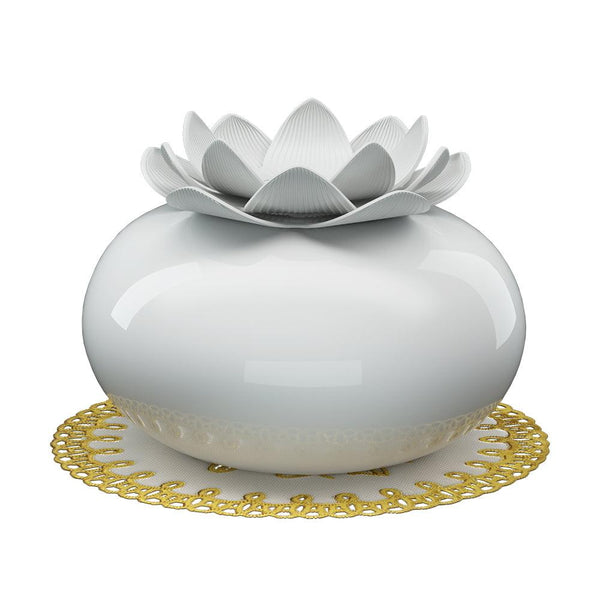 Devanti Aromatherapy Diffuser Aroma Ceramic Essential Oils Air Humidifier Lotus - John Cootes
