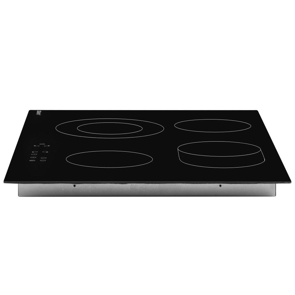 Devanti Ceramic Cooktop 77cm Electric Cooker 4 6 Burner Stove Hob Touch Control - John Cootes