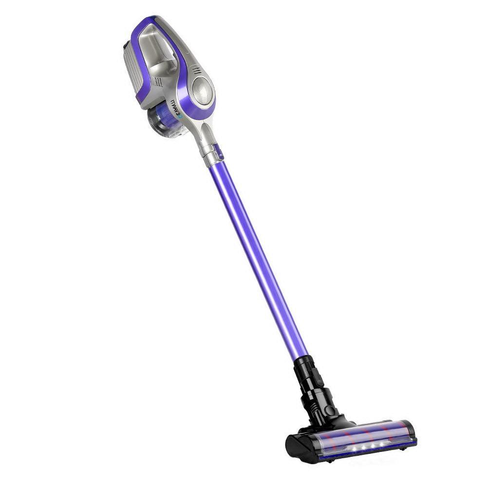 Devanti Cordless 150W Handstick Vacuum Cleaner - Purple and Grey - John Cootes