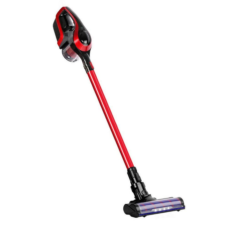 Devanti Cordless 150W Handstick Vacuum Cleaner - Red and Black - John Cootes