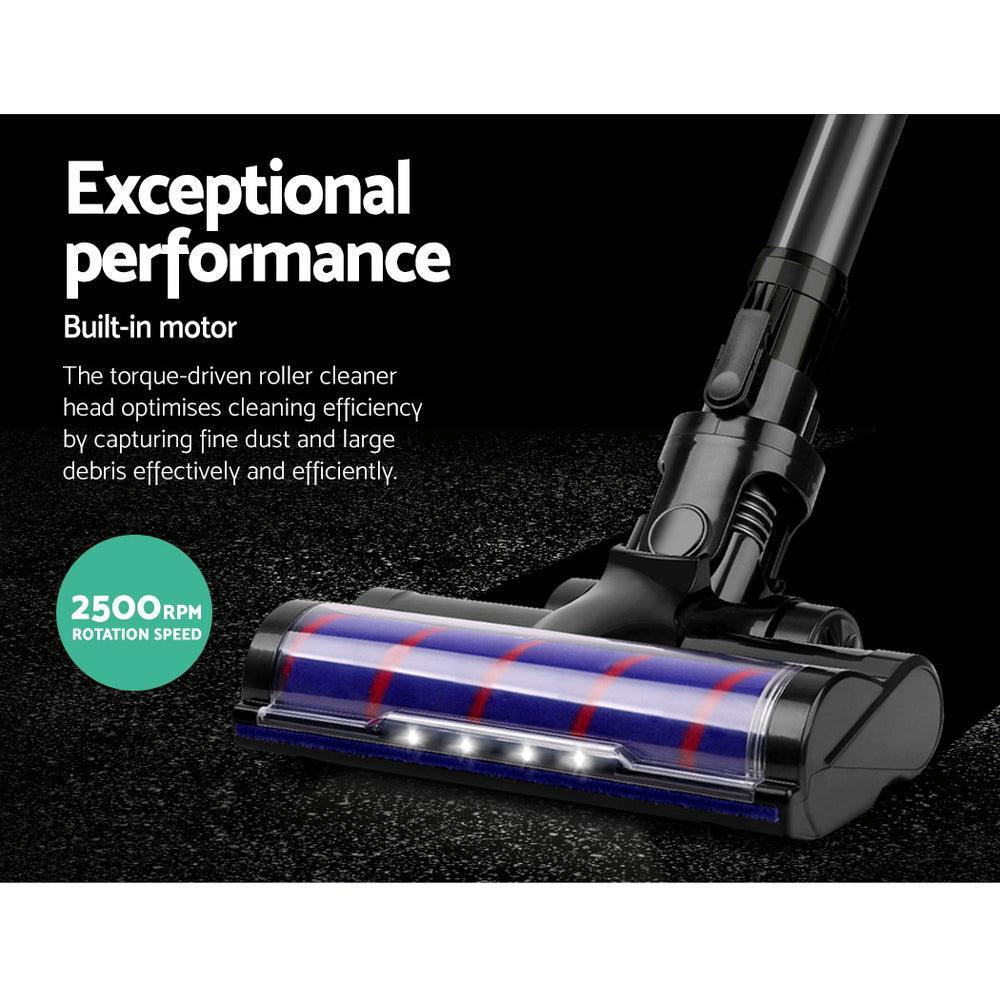 Devanti Cordless Handstick Vacuum Cleaner Head- Black - John Cootes