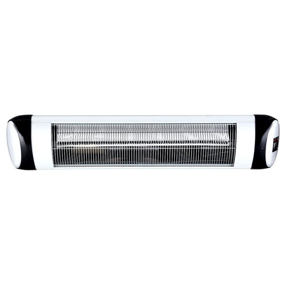 Devanti Electric Radiant Heater Patio Strip Heaters Infrared Indoor Outdoor Patio Remote Control 2000W - John Cootes