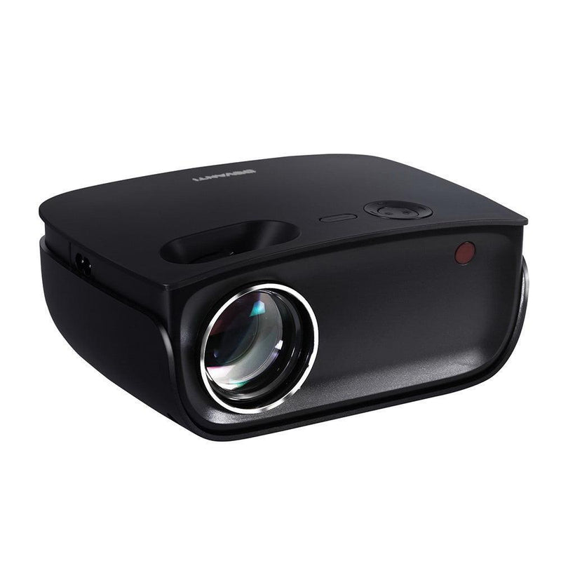 Devanti Mini Video Projector Wifi USB HDMI Portable 2000 Lumens HD 1080P Home in Black - John Cootes