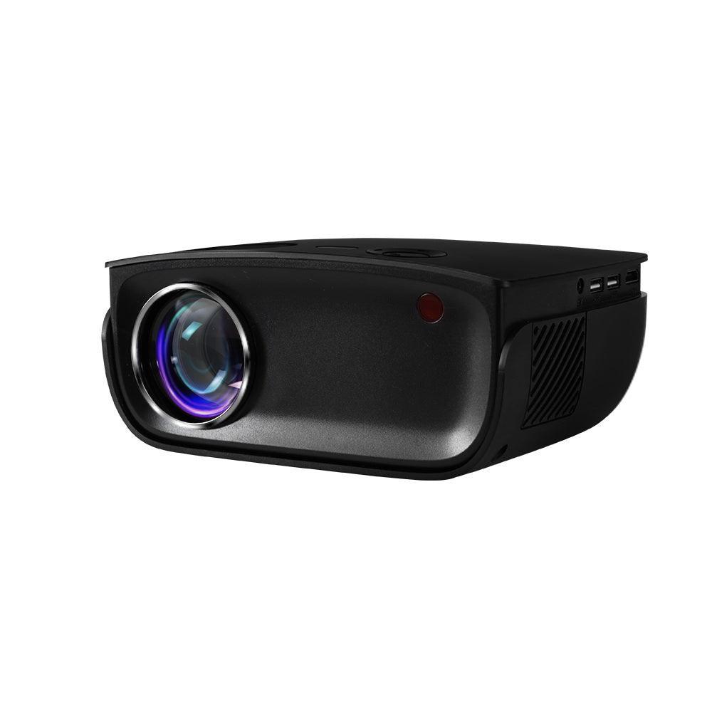 Devanti Mini Video Projector Wifi USB HDMI Portable 2000 Lumens HD 1080P Home in Black - John Cootes