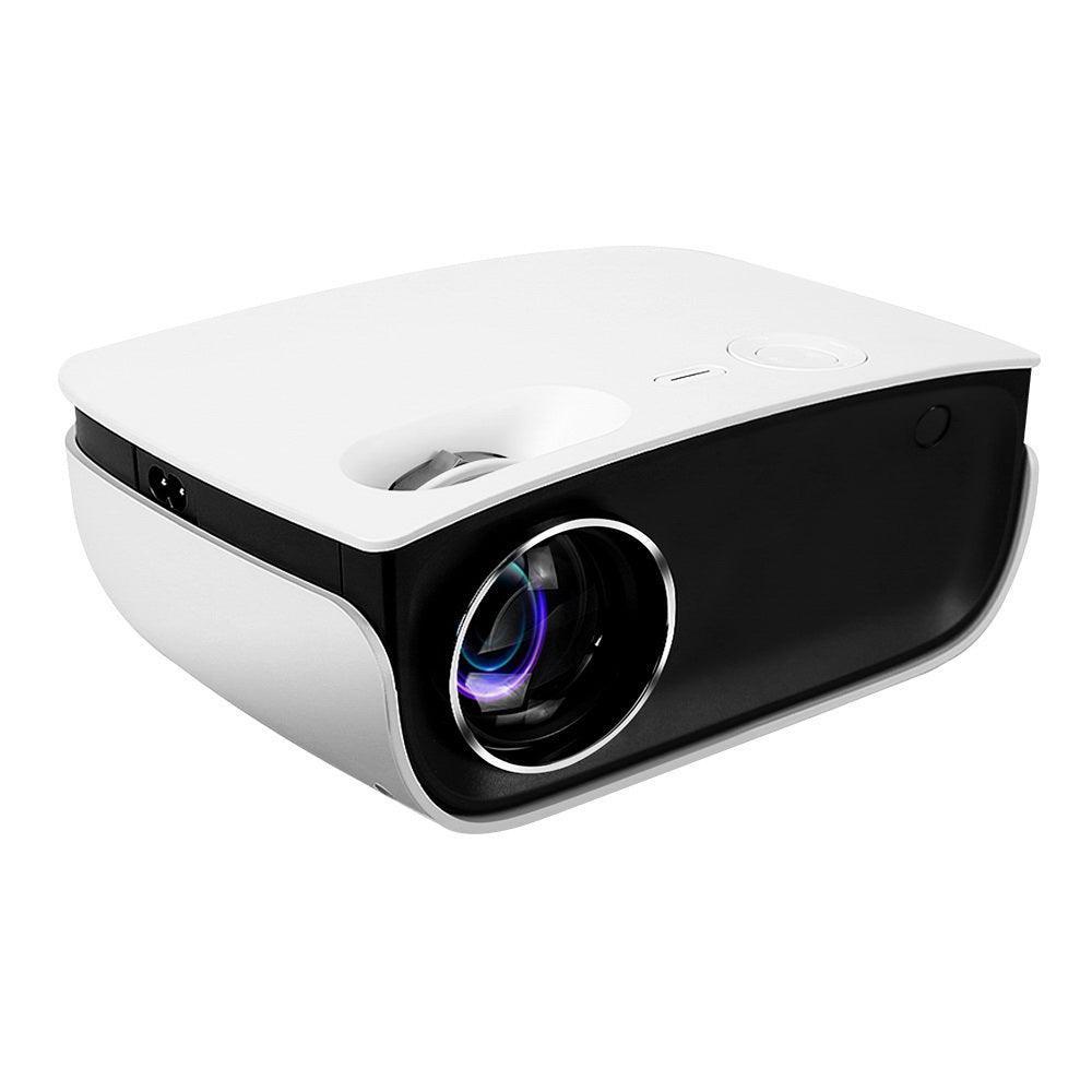 Devanti Mini Video Projector Wifi USB HDMI Portable 2000 Lumens HD 1080P Home Theater White - John Cootes