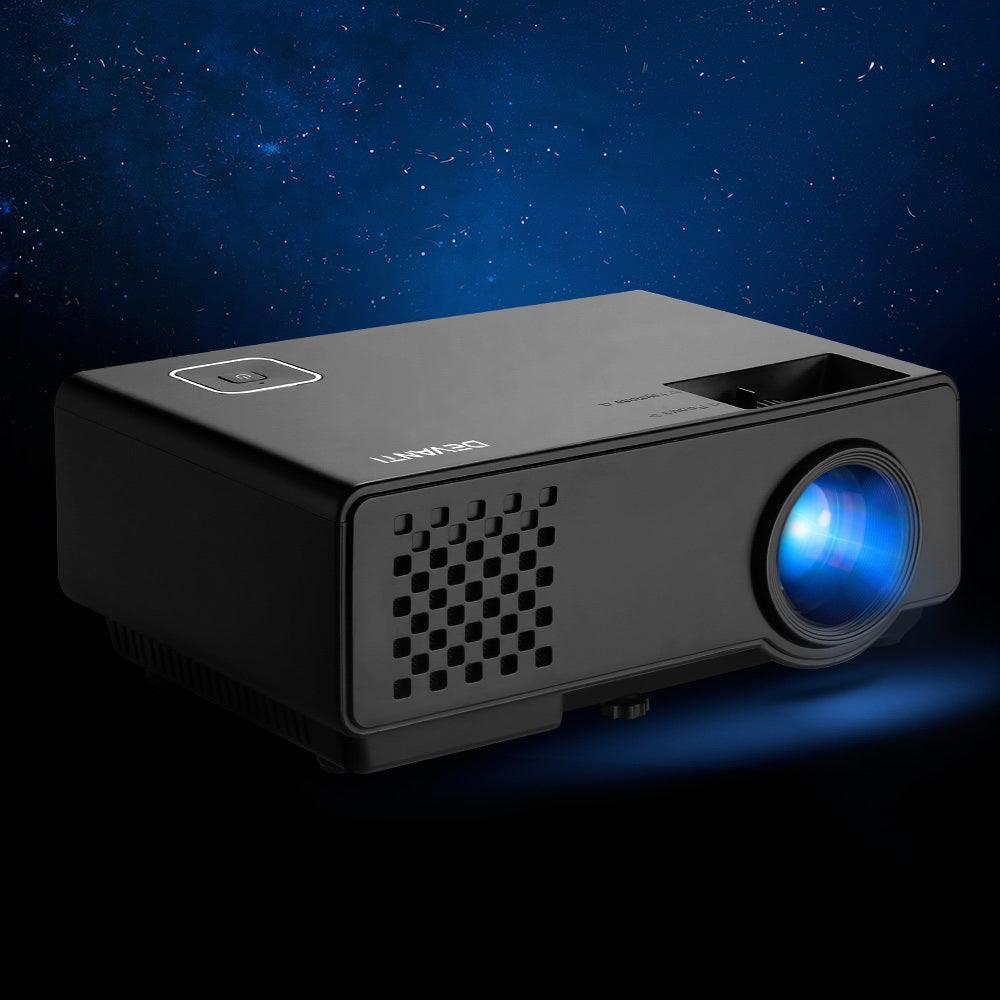 Devanti Mini Video Projector Wifi USB Portable 1000 Lumens HD 1080P Home Theater - John Cootes