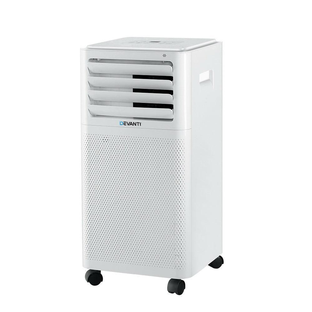 Devanti Portable Air Conditioner Window Kit Cooling Mobile Fan 9000BTU 2500W - John Cootes