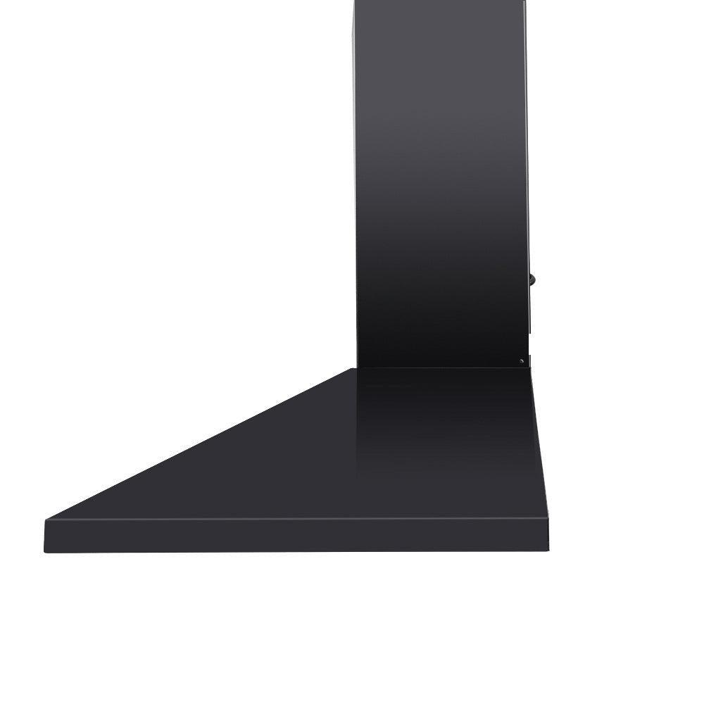 Devanti Pyramid Range Hood Rangehood 600mm 60cm Kitchen Canopy Black - John Cootes