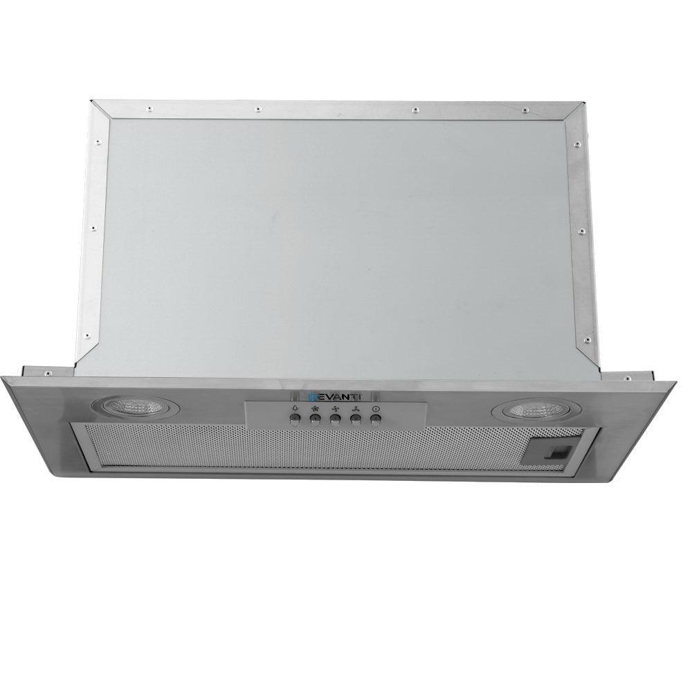 Devanti Range Hood Rangehood Undermount Built In Stainless Steel Canopy 52cm 520mm - John Cootes