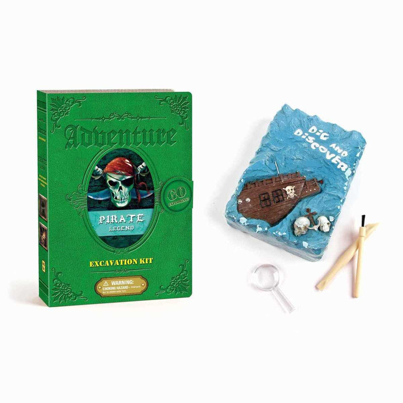 DIG YOUR OWN TREASURE - ADVENTURE PIRATE LEGEND KIT - John Cootes