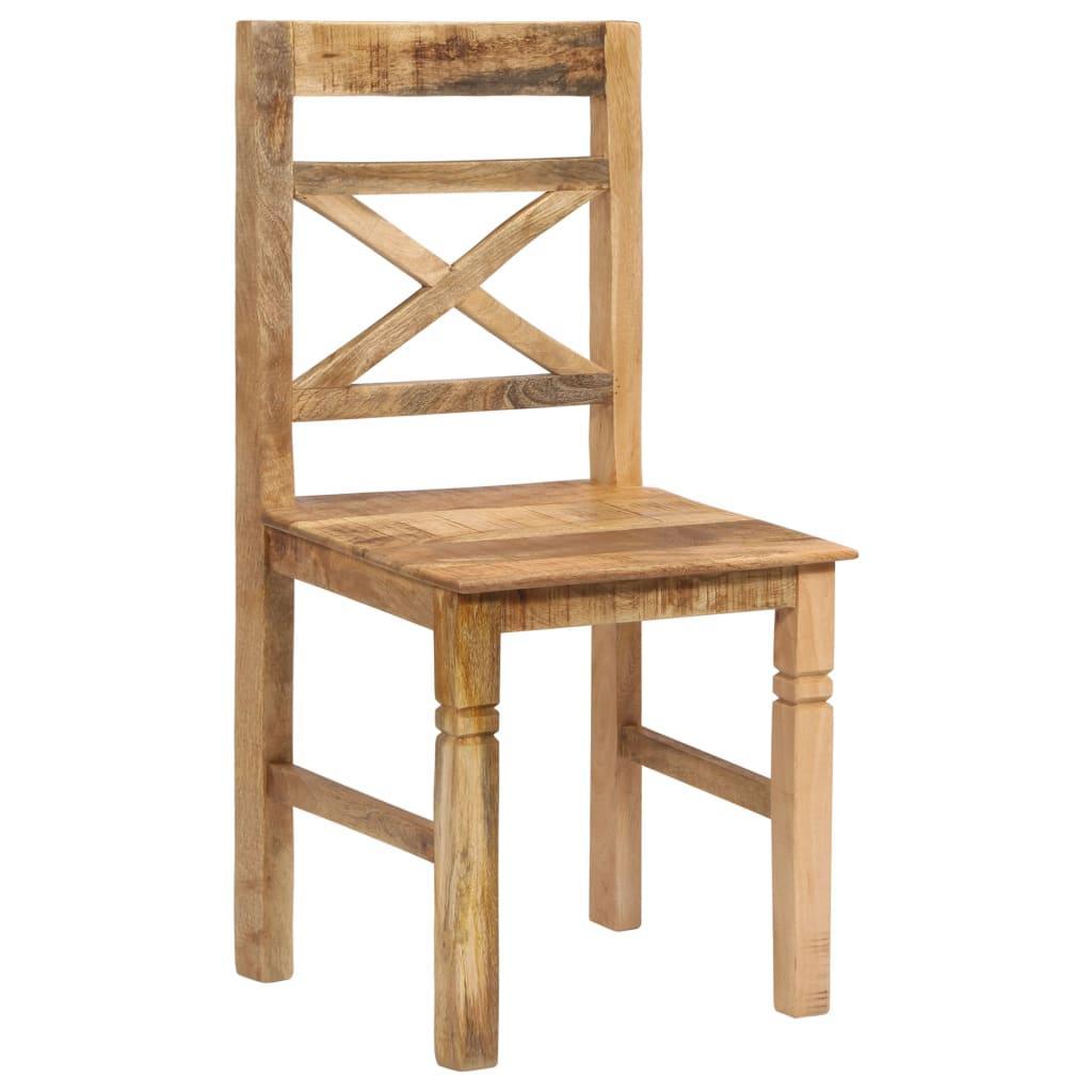 Dining Chairs 4 Pcs Solid Mango Wood - John Cootes