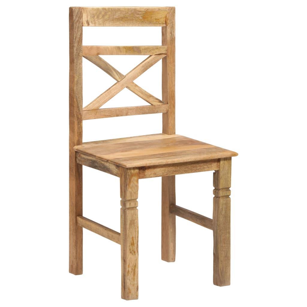 Dining Chairs 4 Pcs Solid Mango Wood - John Cootes
