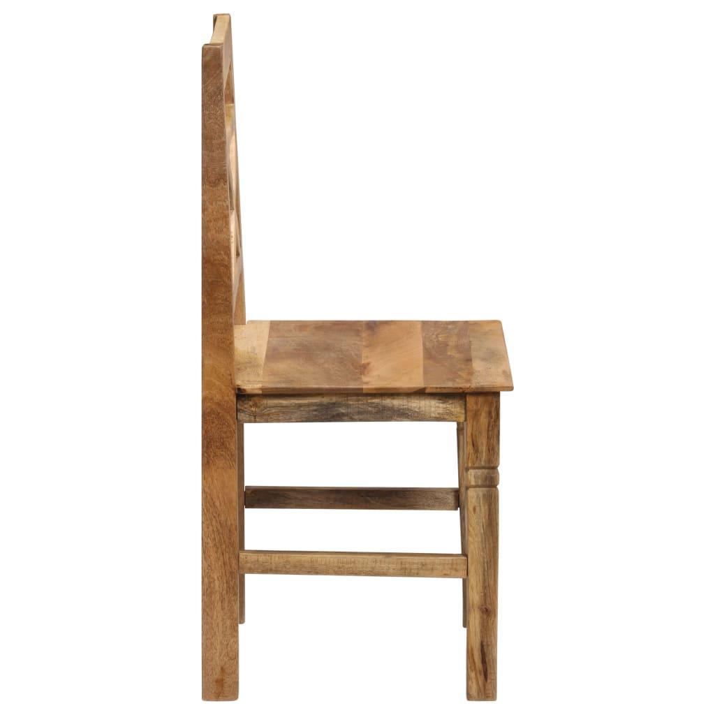Dining Chairs 4 Pcs Solid Mango Wood - John Cootes
