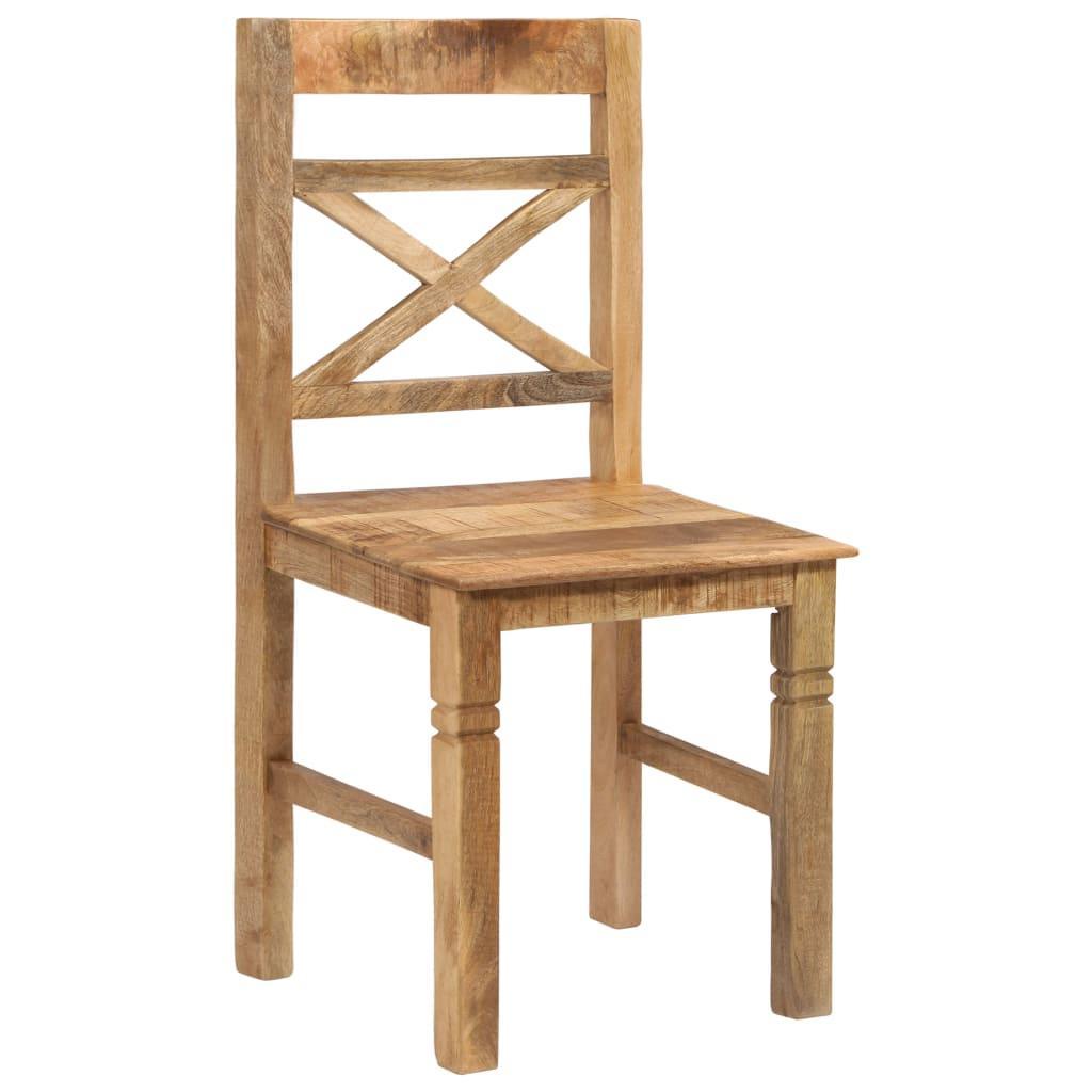 Dining Chairs 4 Pcs Solid Mango Wood - John Cootes