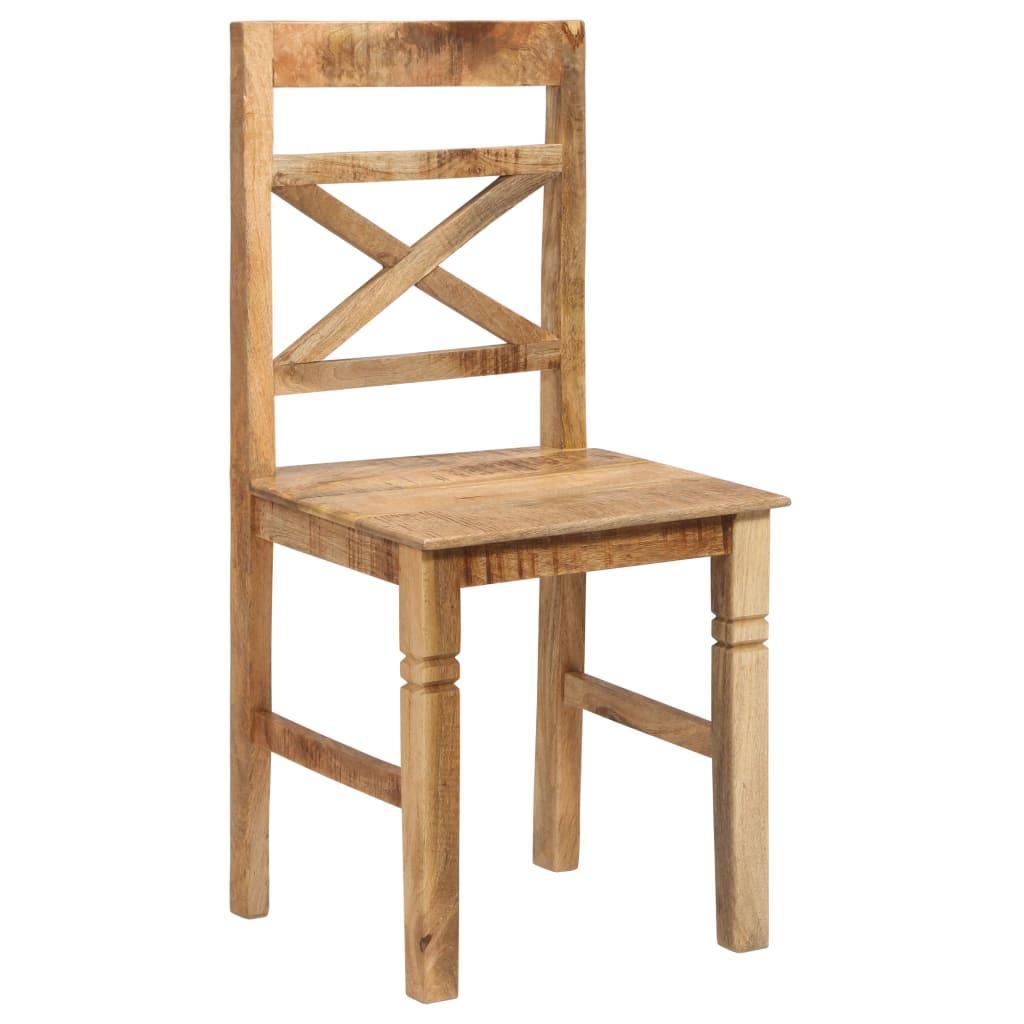 Dining Chairs 4 Pcs Solid Mango Wood - John Cootes