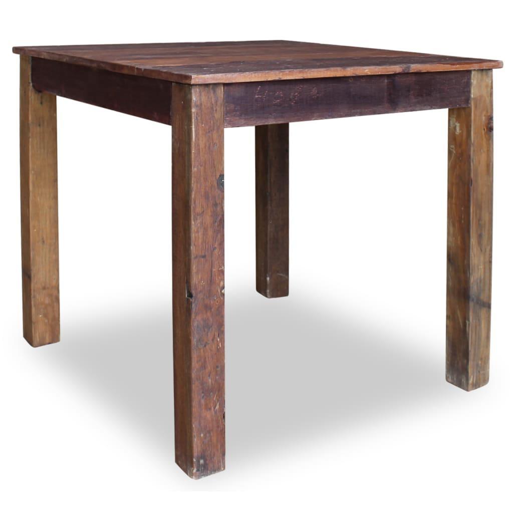 Dining Table Solid Reclaimed Wood 82x80x76 Cm - John Cootes