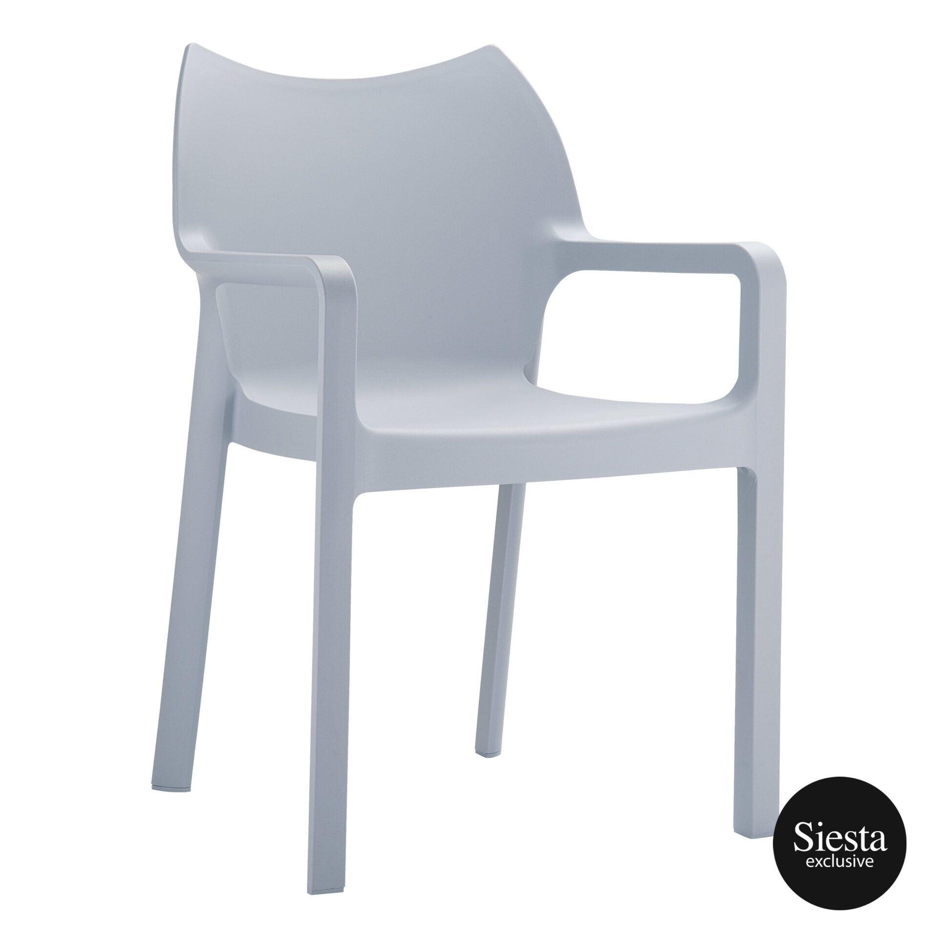 Diva Armchair - Silver Grey - John Cootes