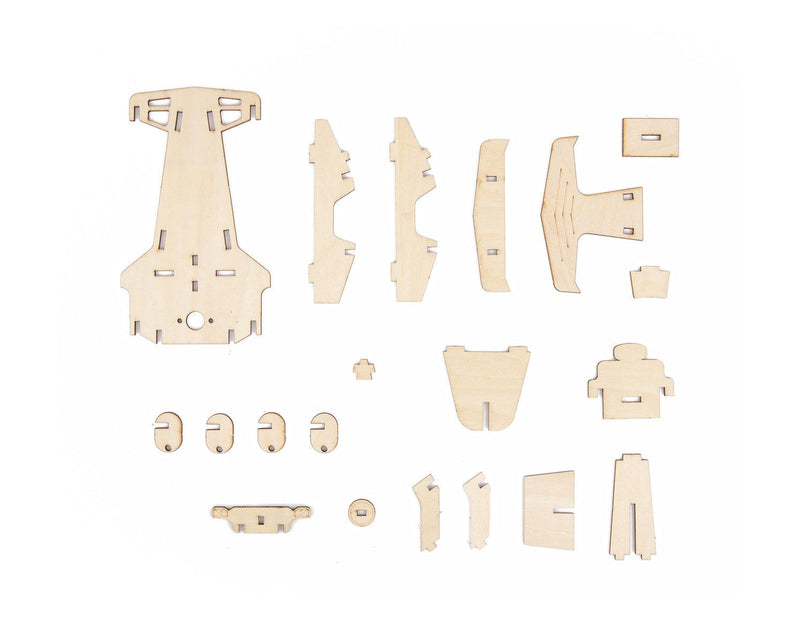 DIY 3D WOODEN SOLAR RACING CAR SCIENCE & CRAFT KIT - John Cootes