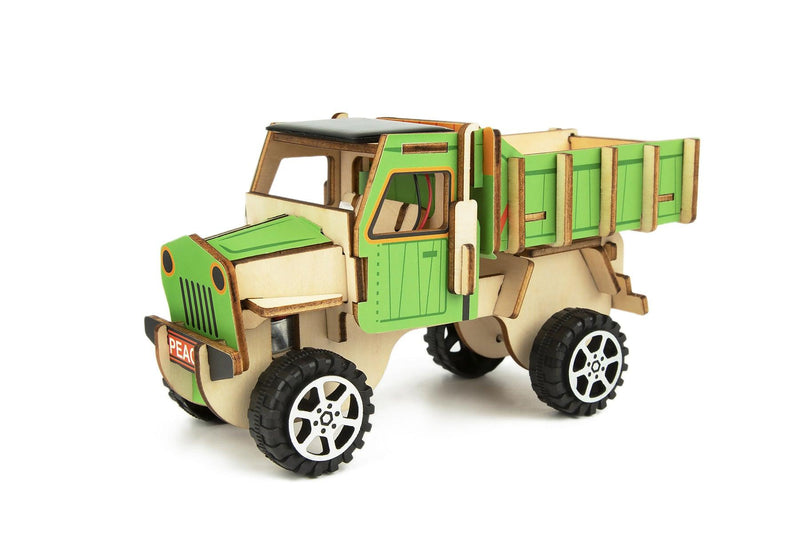 DIY 3D WOODEN SOLAR TRUCK SCIENCE & CRAFT KIT - John Cootes