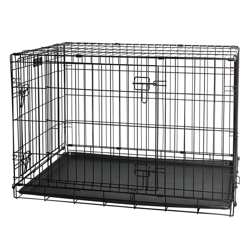 Dog Wire Crate XXL - Portable Collapsible Travel Kennel - Pet Puppy Cage - John Cootes