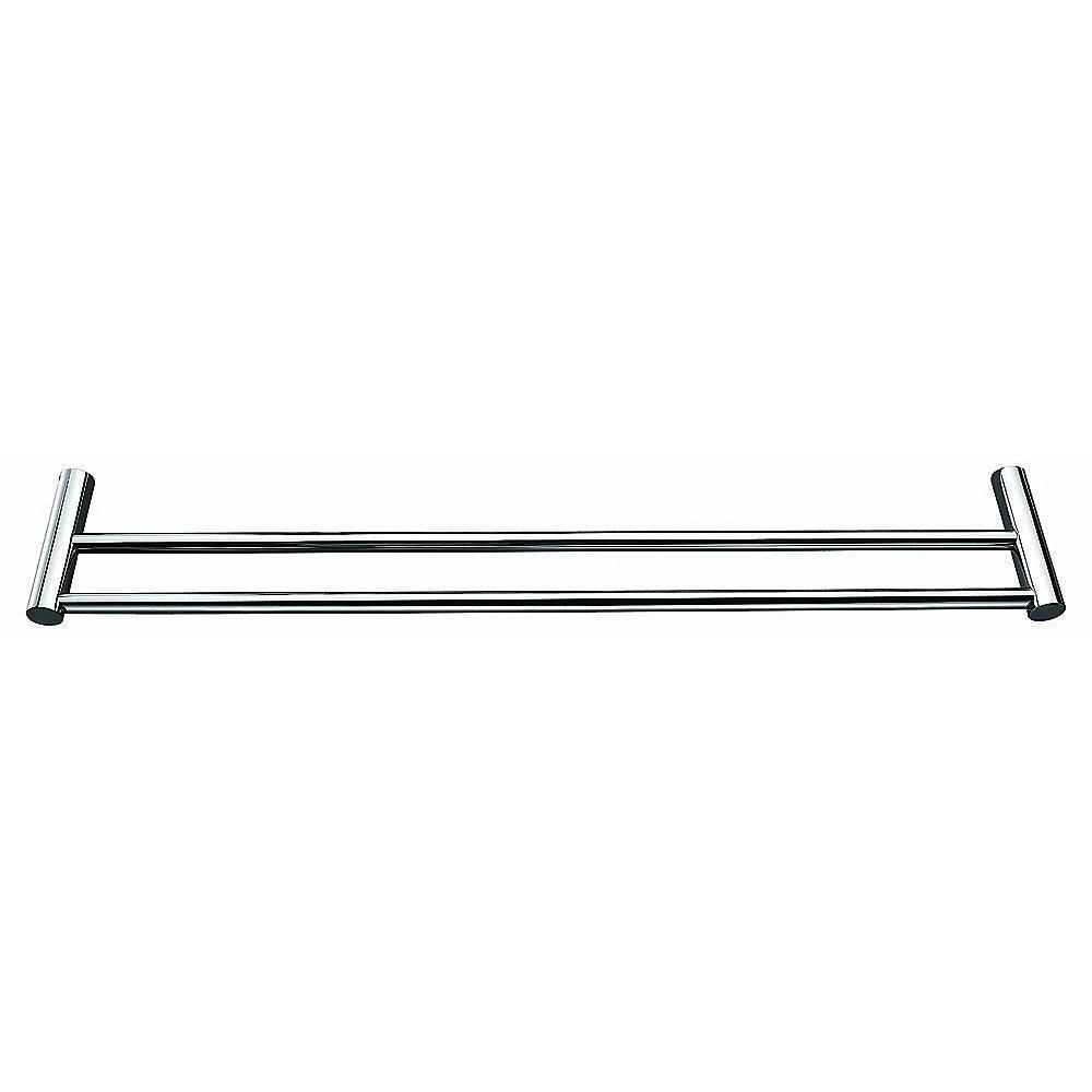 Double Towel Rail Grade 304 Stainless Steel 635mm - John Cootes