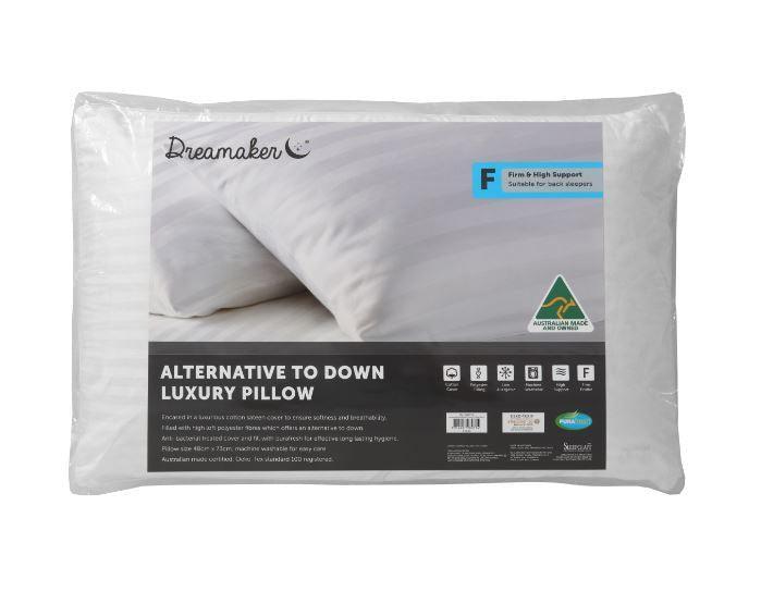 Dreamaker Alternative to Down Pillow Firm - John Cootes