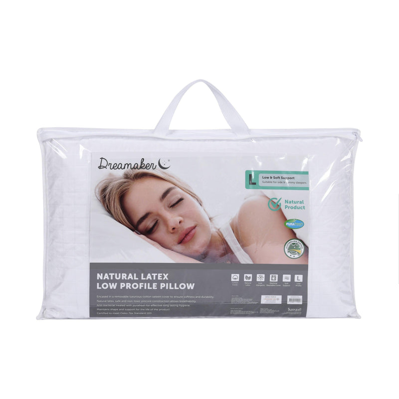 Dreamaker Latex Pillow - Low Profile - John Cootes