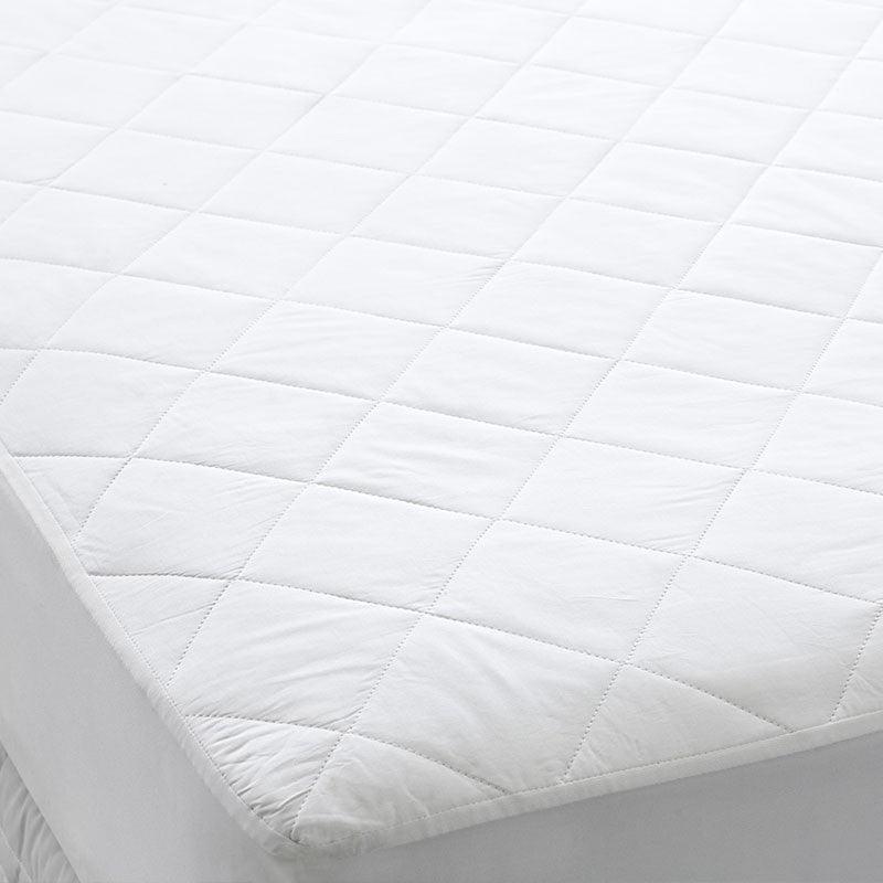 Dreamaker Thermaloft Cotton Covered Fitted Mattress Protector Double Bed - John Cootes